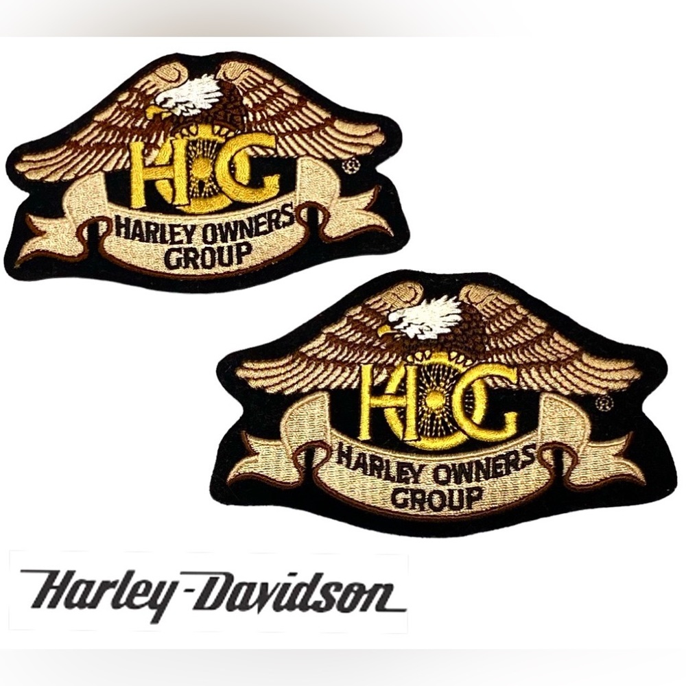 Harley Owners Group
Beautiful Embroidered Eagle Patches #732